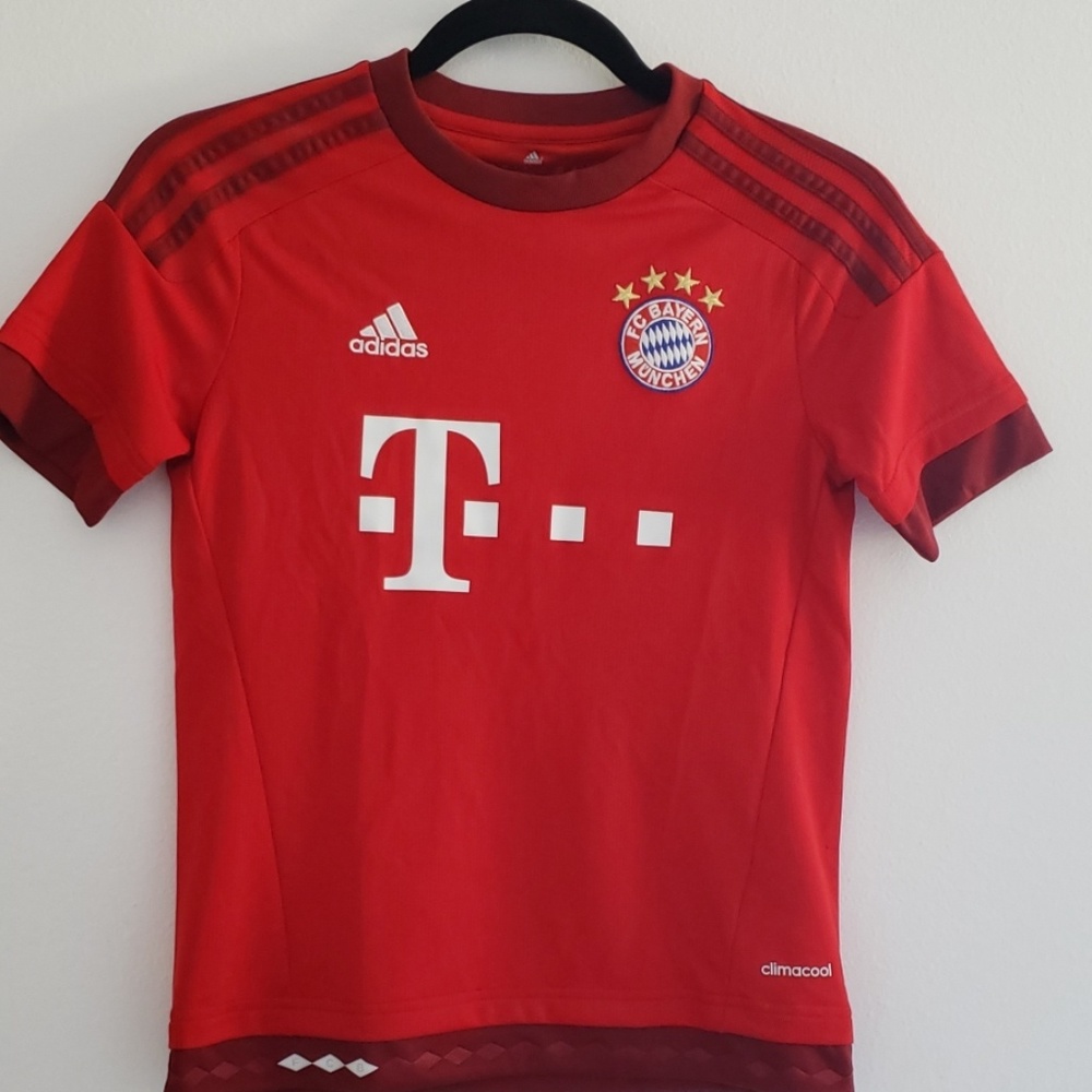 Adidas boy's FC Bayern Munchen climacool t-shirt